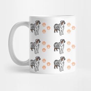 Australian shepherd dog pattern Mug